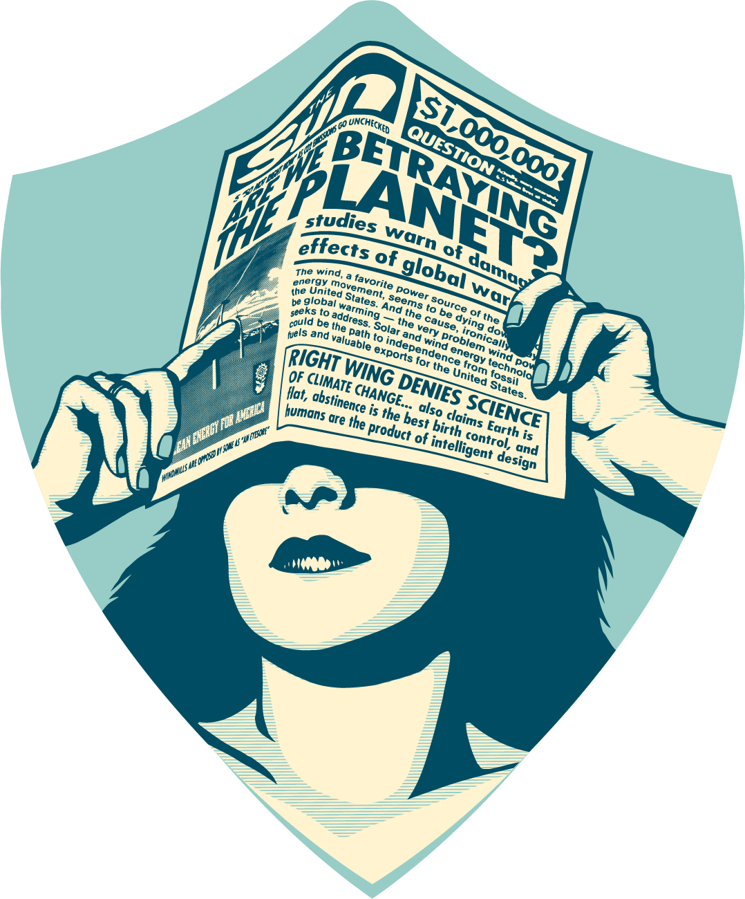 Détail de Earth Crisis par Shepard Fairey - Global Warming